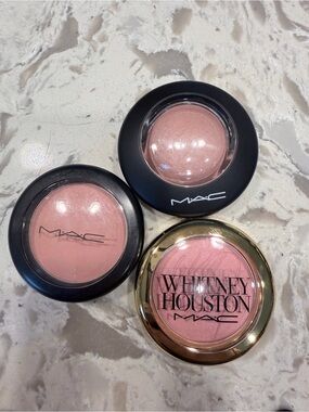 MAC trio Whitney Houston& mineral blush& powder peach coral shades